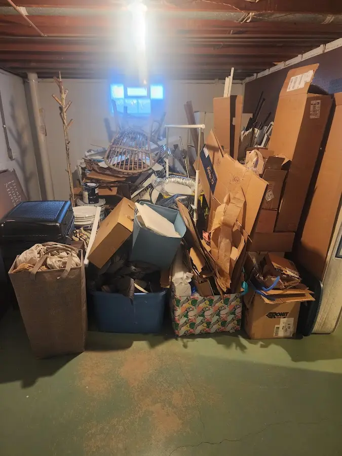 Roll-off dumpster container at job site for Yard Waste Dumpster Rental in Barnwell